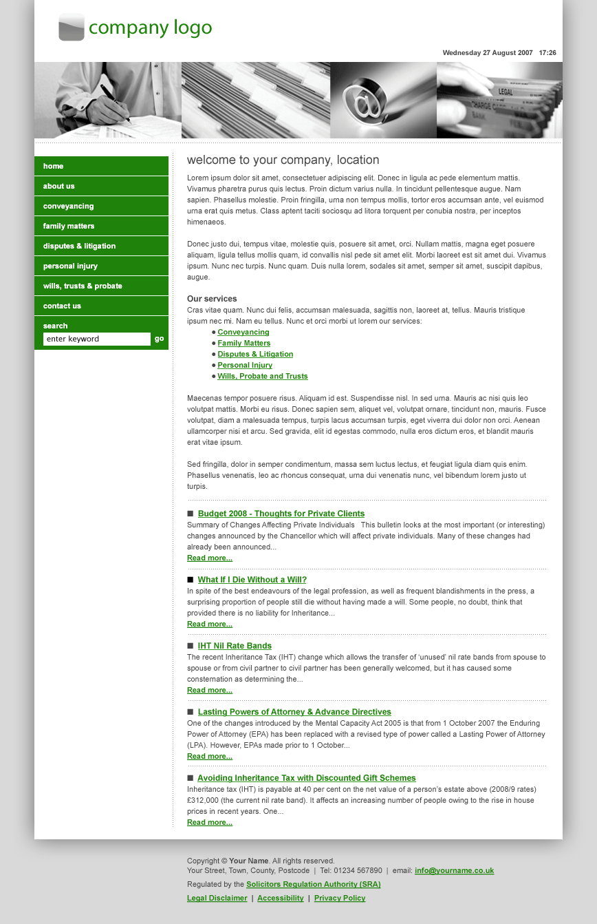 Sole Practitioner - Style 4 - Green