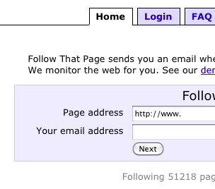 Follow that Page screenshot
